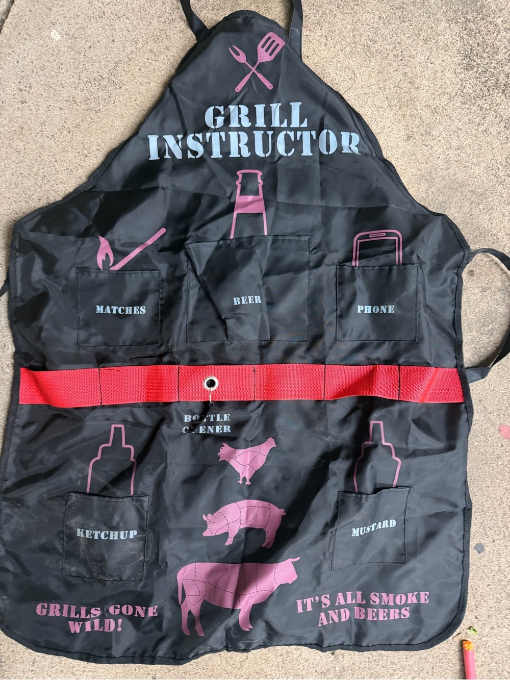 Grill Instructor BBQ Apron
